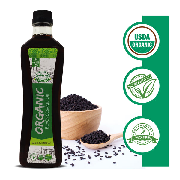 Organic Black Sesame Oil Aiva Products