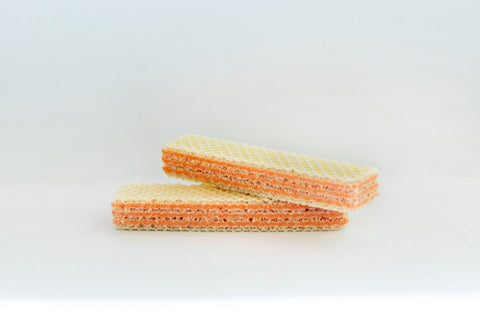 Aiva Orange Wafer – Crispy Layered Wafers | Sweet Orange Cream Filling | Snacking and Desserts | Variety Pack