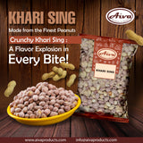 Aiva Khari Sing (Roasted and salted Peanuts with husk) 500gm Vacuum Pack