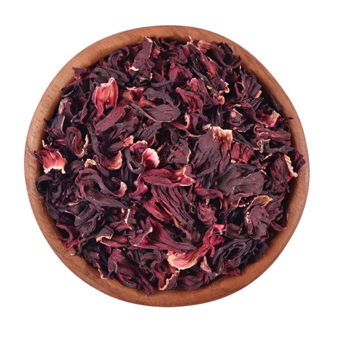 Aiva Hibiscus Flowers Dried Whole Petals Bulk – Premium Loose Flor de Jamaica for Tea, Beverage, Culinary & Craft Use