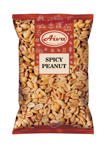 Aiva Spicy Peanuts  – Bold Crunchy Snack, Party Peanuts, Plant-Based Protein