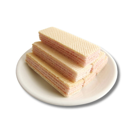 Aiva Strawberry Delight Wafer – Crispy Layered Wafers with Sweet Strawberry Cream Filling for Snacking and Desserts