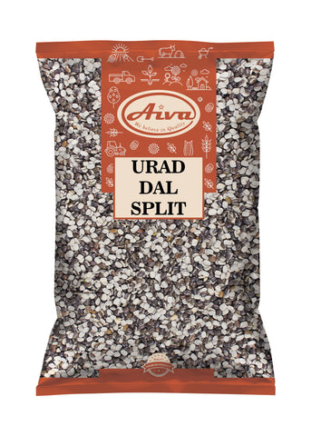 Aiva Urad Split Black Gram (Urad Dal) – Premium Loose Split Black Gram for Cooking, Indian & South Asian Cuisine Use