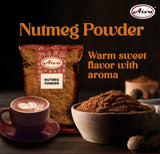 Nutmeg PowderAiva Nutmeg Powder – Ground Nutmeg Spice, Aromatic Baking Spice, Warm Flavor for Baking, Desserts, Coffee, Oatmeal & Cooking