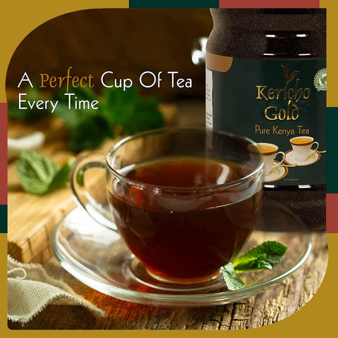 KENYA KERICHO GOLD LOOSE TEA 500 GM JAR