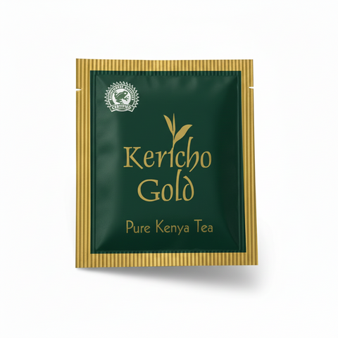 Kericho Black Tea Bags  Individually Wrapped 1000 Tea Bags– Great for Foodservice