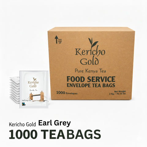 Kericho Early Grey Tea Bags 1000 tea bags for Food service