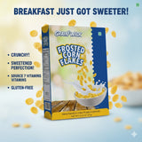 Aiva Frosted Corn Flakes Cereal – Crunchy Sweetened Breakfast Flakes | Family Snacking | Morning Meals | Protein Cereal | Kids Snacks