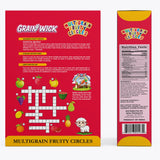 Aiva Fruity Loops Circles Cereal Box – Colorful Crunchy Breakfast Rings | Fruity Flavor | Fruity Shapes | Kids Breakfast Cereal | Wheats Breakfast Cereal