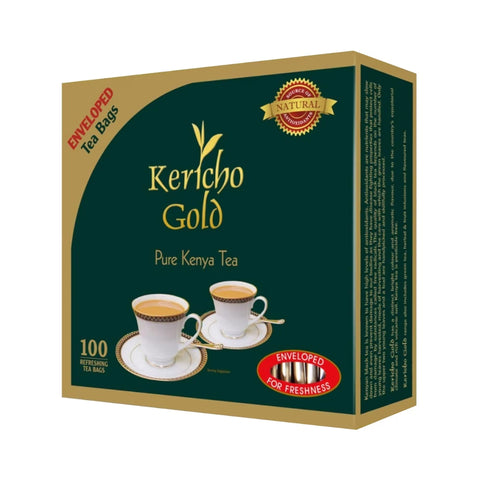 KENYA KERICHO 100 ENVELOPES TEA BAGS