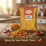 Aiva Spicy Peanuts  – Bold Crunchy Snack, Party Peanuts, Plant-Based Protein