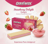 Strawberry Delight Wafer – Crispy Layered Wafers with Sweet Strawberry Cream Filling for Snacking and Desserts