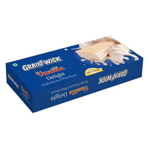 Aiva Vanilla Wafer – Crispy Layered Wafers | Smooth Vanilla Cream Filling | Snacking and Desserts | Variety Pack