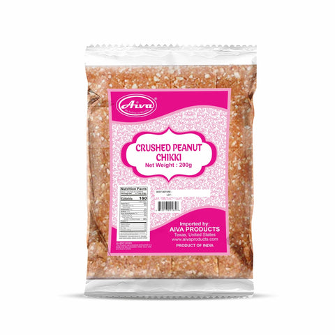 Crushed Peanut Chikki (Crushed Sing Chikki / Crushed Peanut Bar / Crushed Peanut Brittle/ Chikki) | Natural