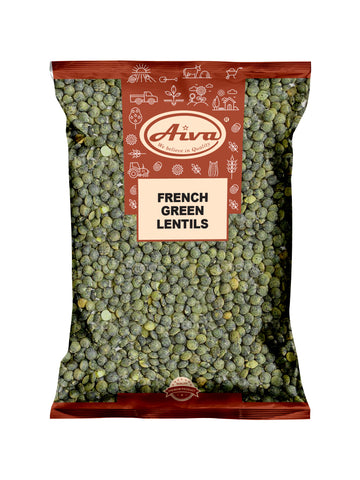 Aiva French Green Lentils (Lentilles Vertes) – Premium Quality, Firm Texture, Packed in USA