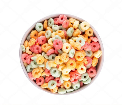Aiva Fruity Loops Circles Cereal Box – Colorful Crunchy Breakfast Rings | Fruity Flavor | Fruity Shapes | Kids Breakfast Cereal | Wheats Breakfast Cereal