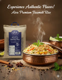 Basmati Rice Naturally Aged Long Grain Rice Indian White 10 LB