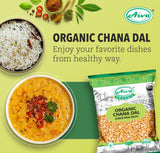 Organic Chana Dal (Chick Peas Split)- Usda Certified