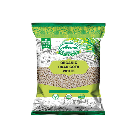 Organic Urad Gota (Matpe Bean No Husk) - Usda Certified, Organic Pulses & Beans, Aiva Products, Aiva Products