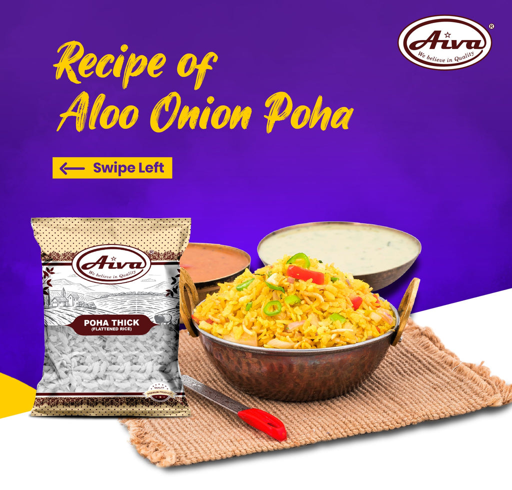 Poha Thick (Flattened Rice) – Aiva Products