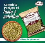 Moong Split With Husk (Green Mung Bean Split), Pulses & Beans, Aiva Products, Aiva Products