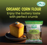 Organic Corn flour (Maize Flour / Makka Atta)