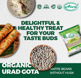 Organic Urad Gota (Matpe Bean No Husk) - Usda Certified