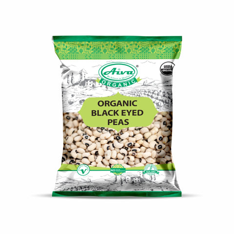 Organic Black Eyed Peas - Usda Certified, Organic Pulses & Beans, Aiva Products, Aiva Products