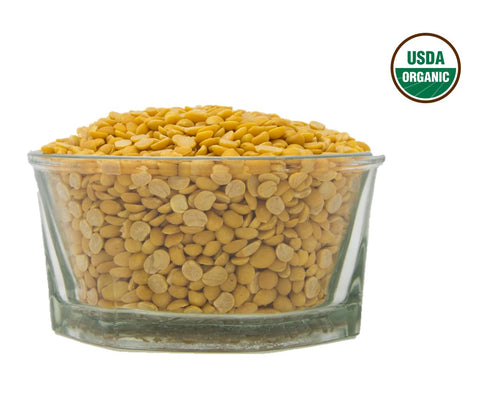 Organic Toor Dal (Pigeon Peas Split) - Usda Certified, Organic Pulses & Beans, Aiva Products, Aiva Products
